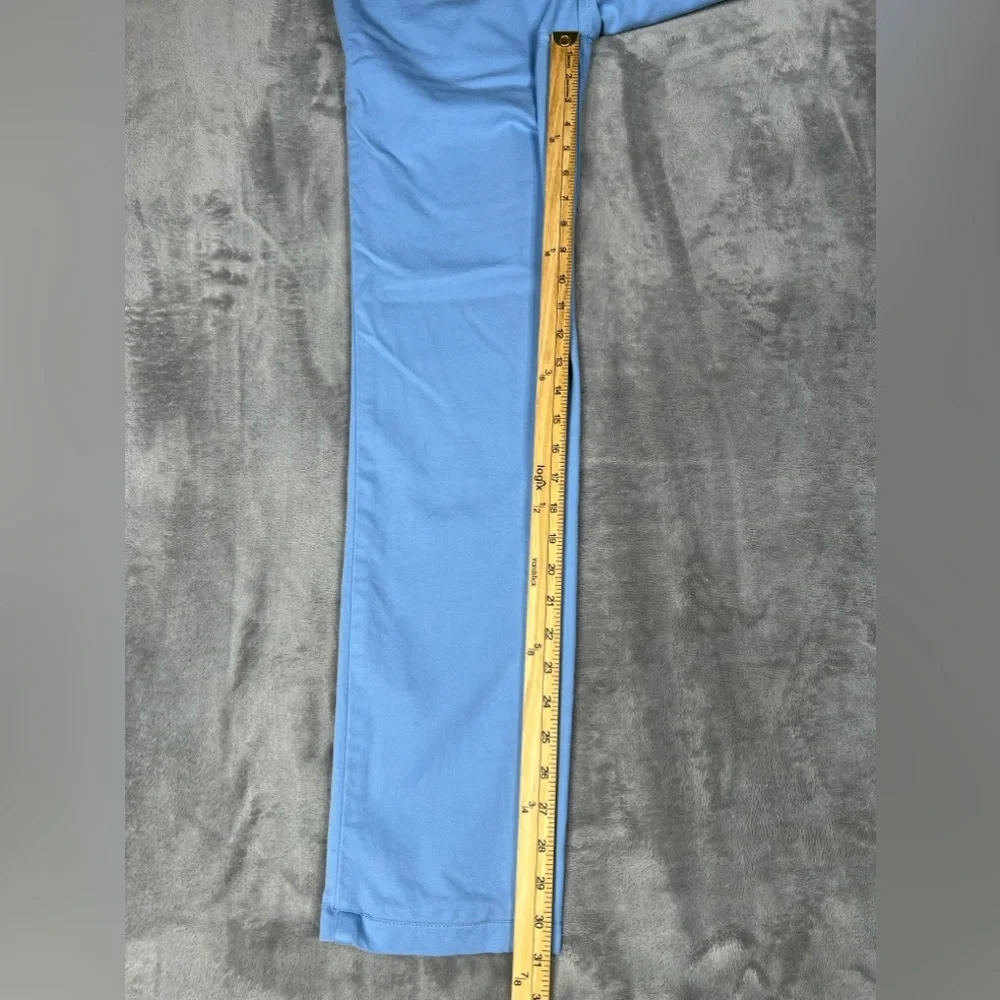 Mugsy‎ Jeans Anchors Chino Pants Men's 31x31 Straight Leg Stretch Light Blue